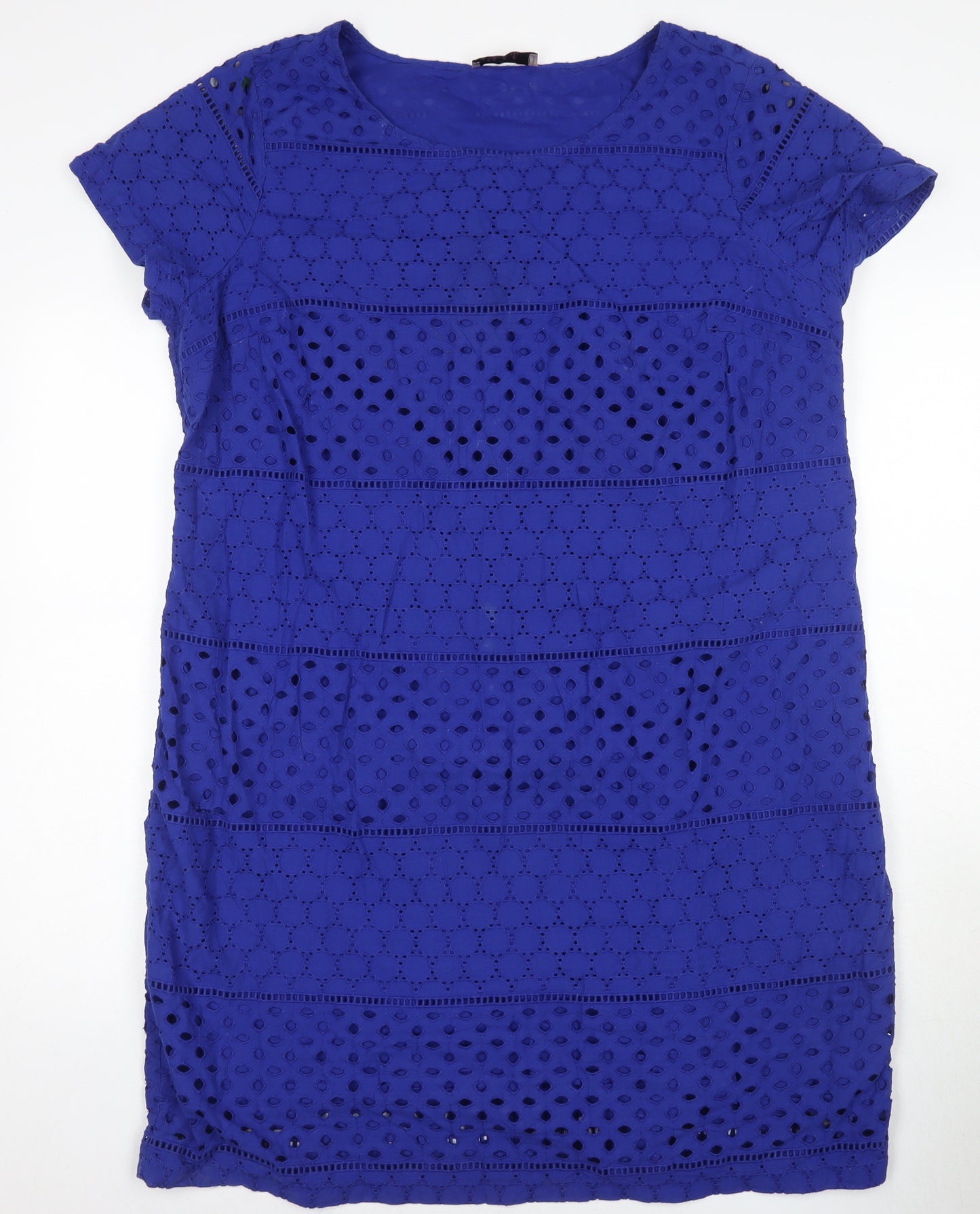 Marks and Spencer Women's Blue Shift Dress Size 22