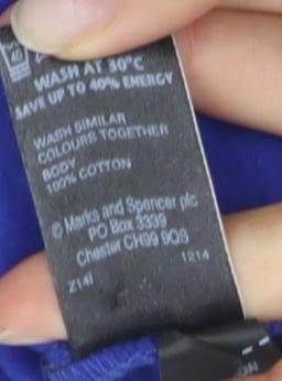 Marks and Spencer Women's Blue Shift Dress Size 22