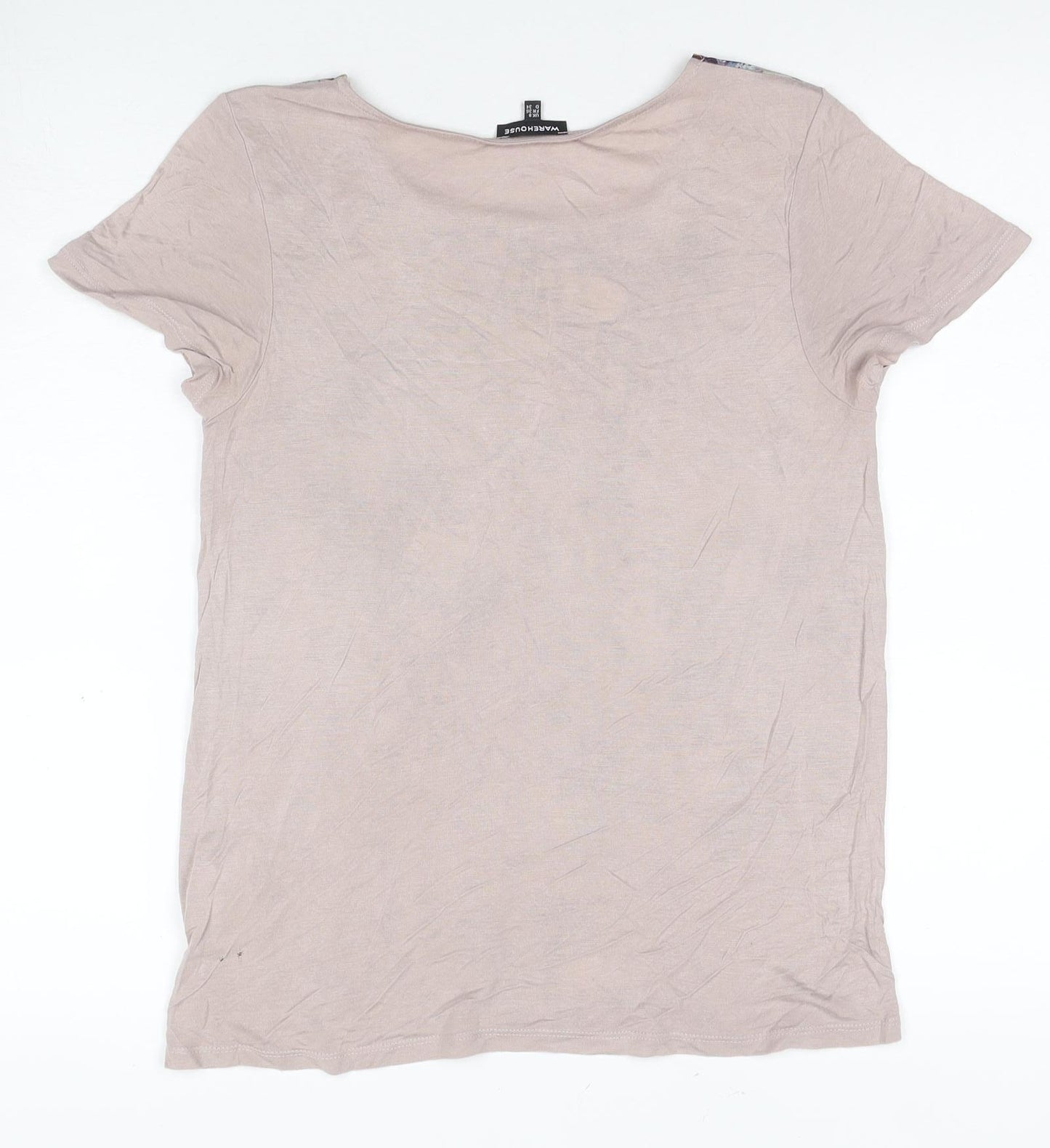 Warehouse Women’s Multicoloured Floral T-Shirt, Size 8