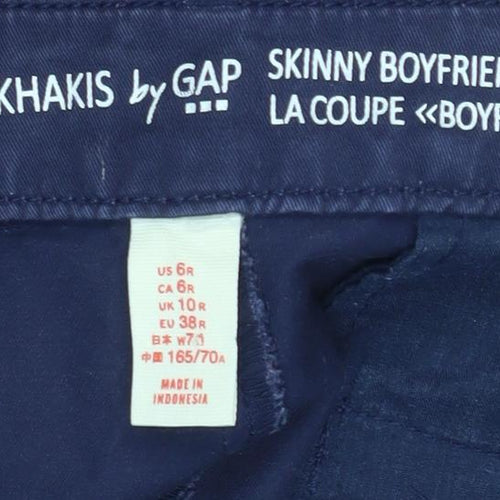 GAP Women's Blue Skinny Khakis Size 10
