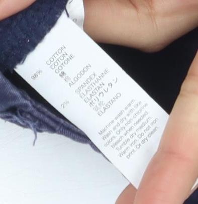 GAP Women's Blue Skinny Khakis Size 10