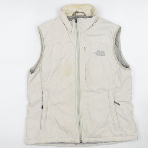 The North Face Women's White Puffer Waistcoat M