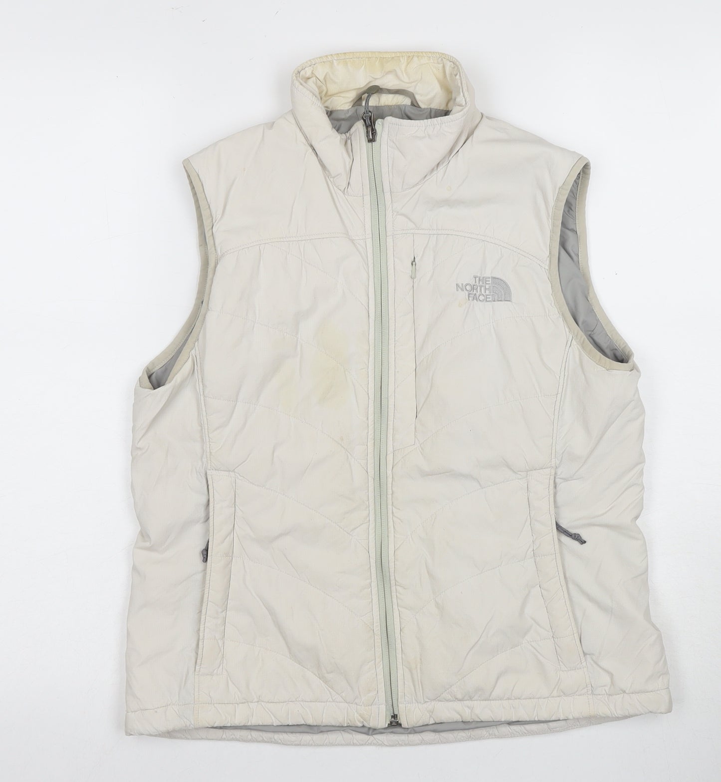 The North Face Women's White Puffer Waistcoat M