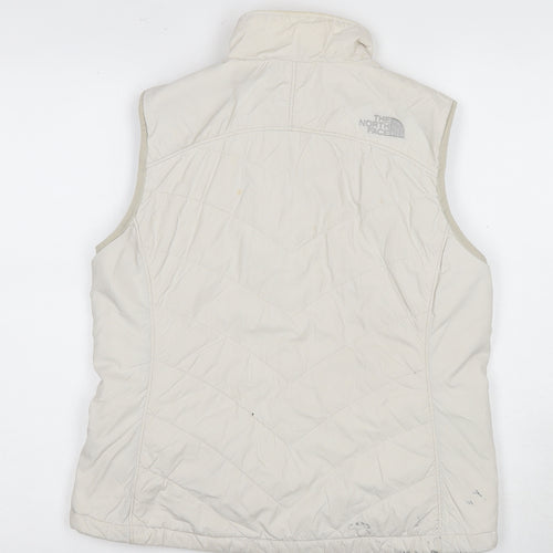 The North Face Women's White Puffer Waistcoat M