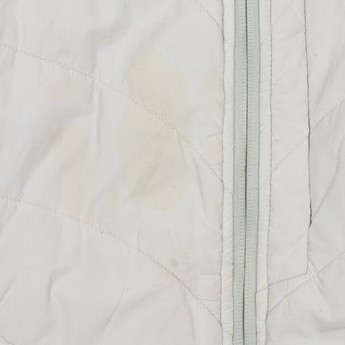 The North Face Women's White Puffer Waistcoat M