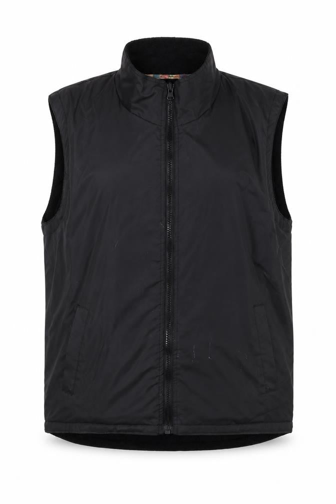 Playsport Black L Waistcoat Unisex Full Zip Casual Layer