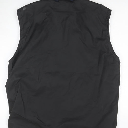 Playsport Black L Waistcoat Unisex Full Zip Casual Layer