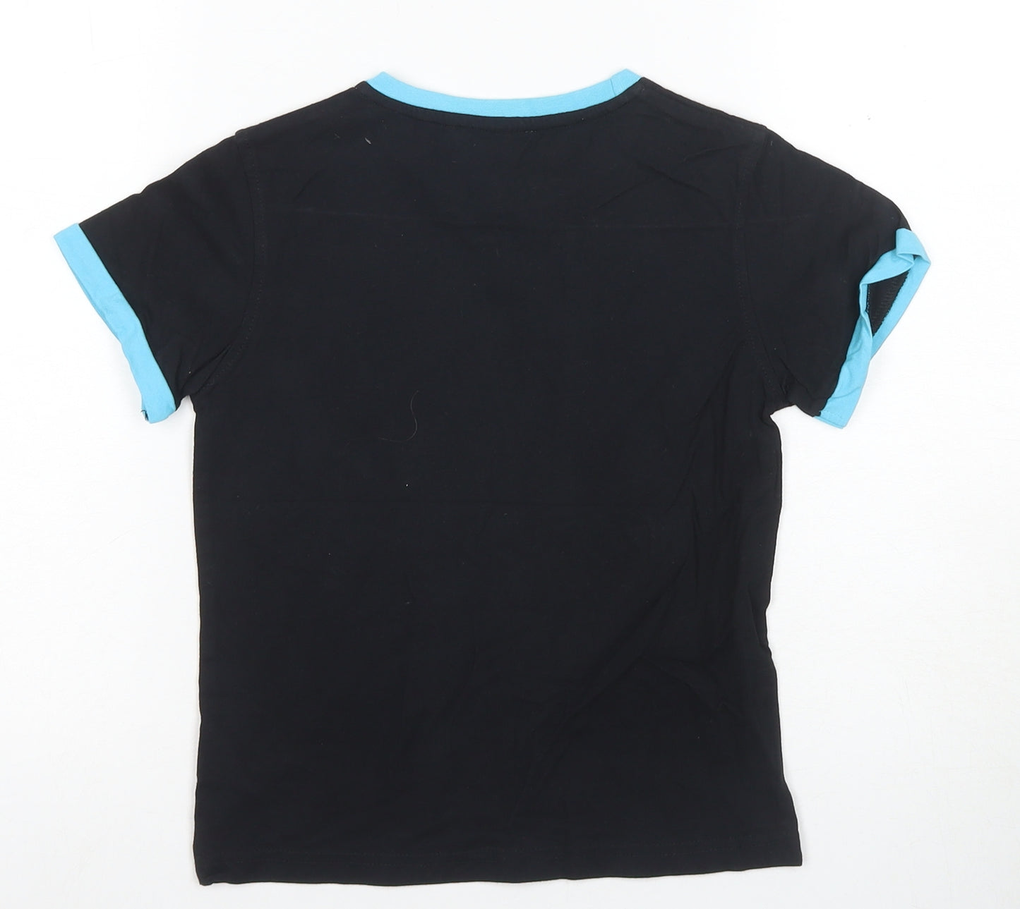 Boys' Black Euro 2020 T-Shirt, Age 7-8, Casual Sports Wear