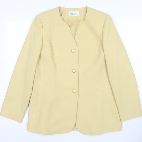 Eastex Women's Beige Regular Fit Blazer UK Size 10