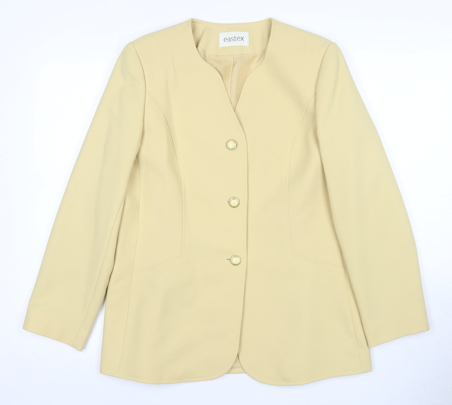 Eastex Women's Beige Regular Fit Blazer UK Size 10