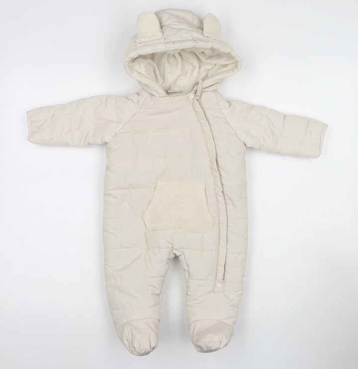 Jessica Simpson Ivory Unisex Snowsuit 6-9M Hooded Winter