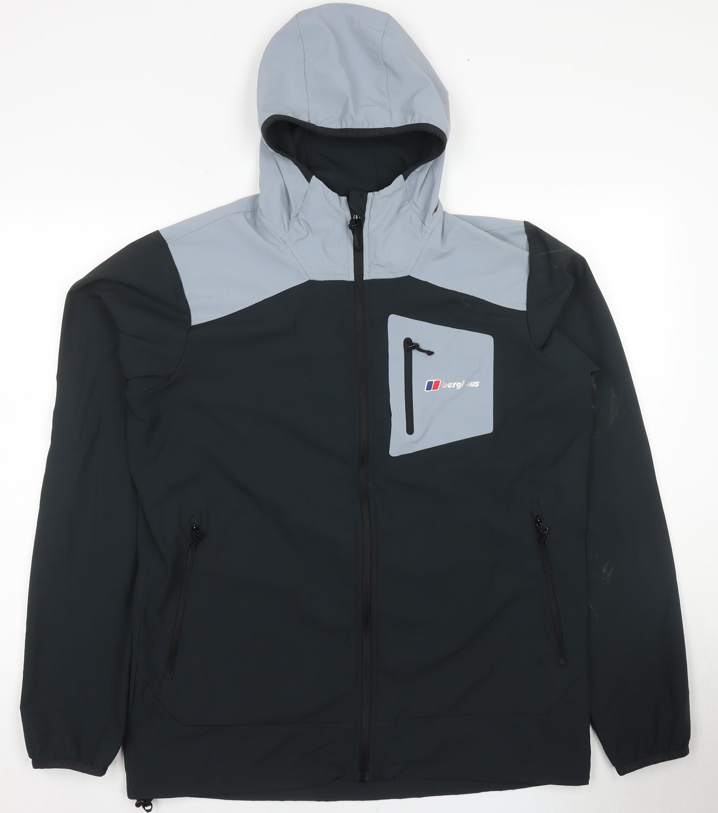 Berghaus Men's Black Grey Windbreaker Jacket L