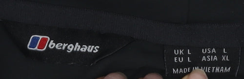 Berghaus Men's Black Grey Windbreaker Jacket L