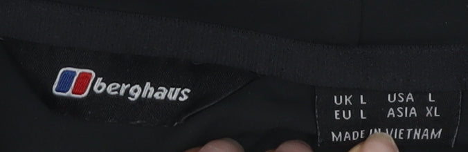 Berghaus Men's Black Grey Windbreaker Jacket L