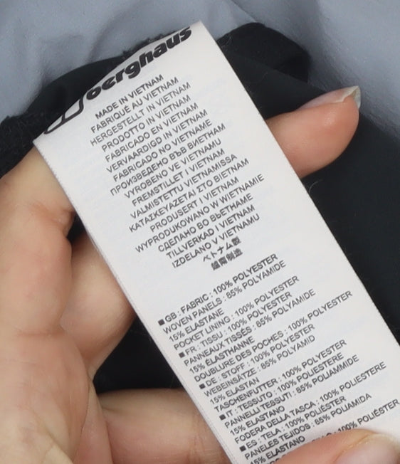 Berghaus Men's Black Grey Windbreaker Jacket L