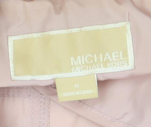 Michael Kors Women's Pink Parka Jacket M