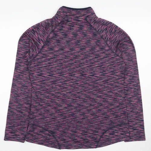 Zakti Women's Multicoloured Pullover Gym Top - UK 16