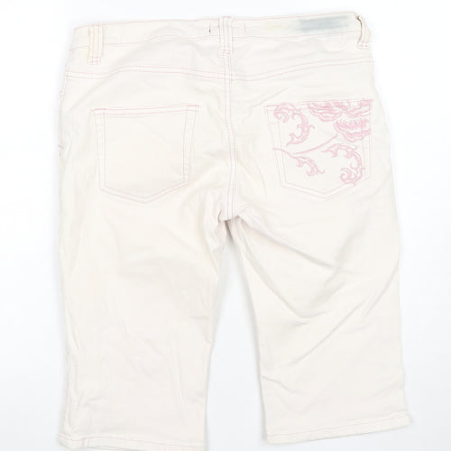River Island Women's Pink Bermuda Shorts Size 14