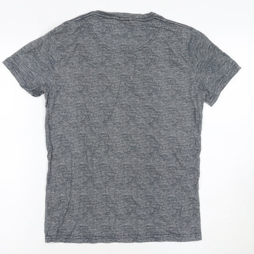 Hollister Men's Grey Crew Neck T-Shirt XXS