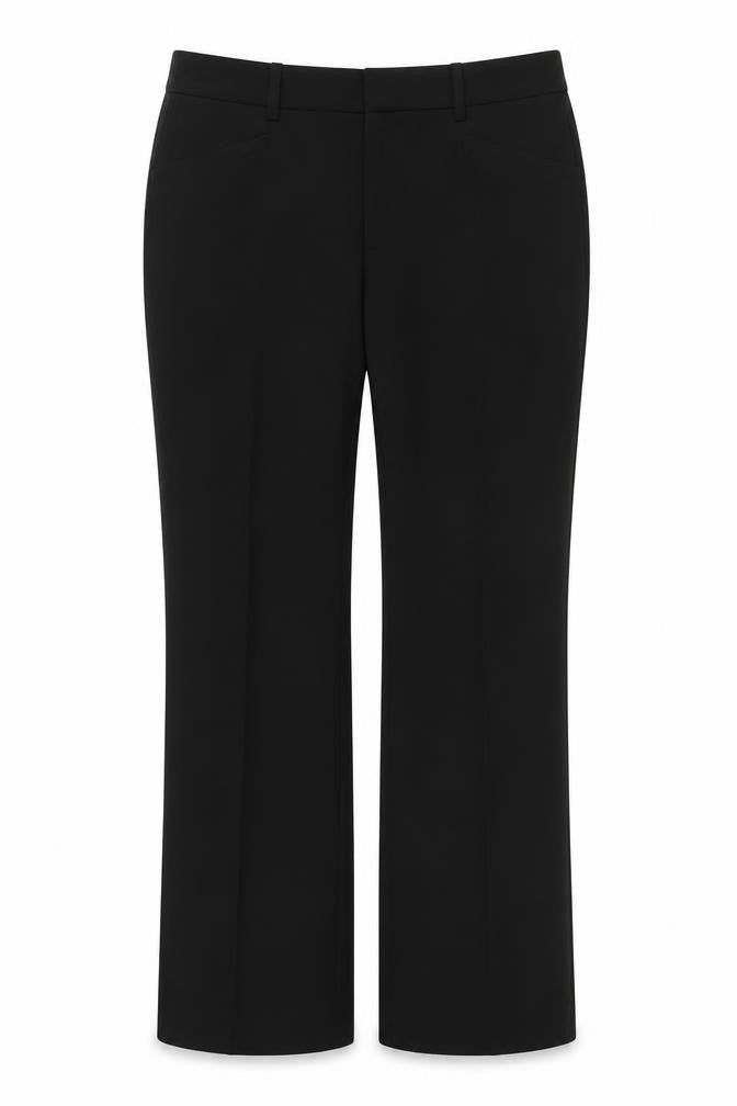 Front view of DKNY Women's Black Dress Pants, size 4