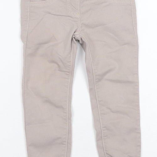 United Colors of Benetton Girls Beige Skinny Jeans, 2XS