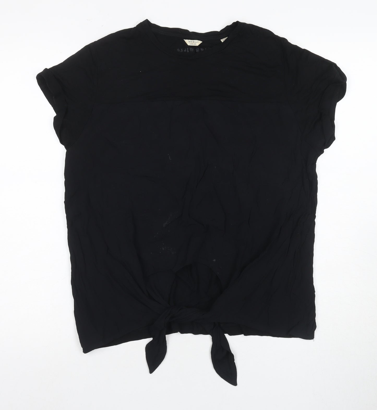 Jack Wills Women's Black 2XS Basic T-Shirt