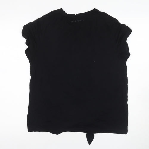 Jack Wills Women's Black 2XS Basic T-Shirt