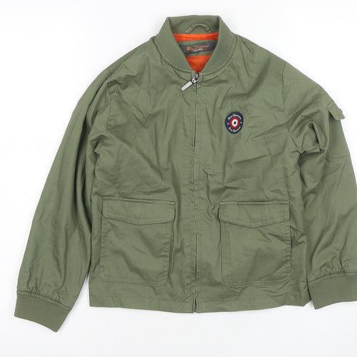 Ben Sherman Boys Green Bomber Jacket 8-9 Years