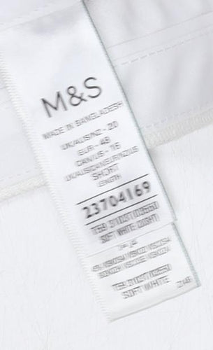 Marks and Spencer Women's White Linen Trousers Size 12