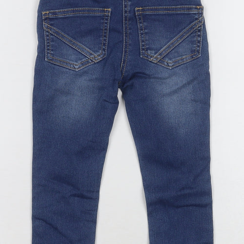 Next Girls Blue Jegging Jeans 3 Years Adjustable Waist