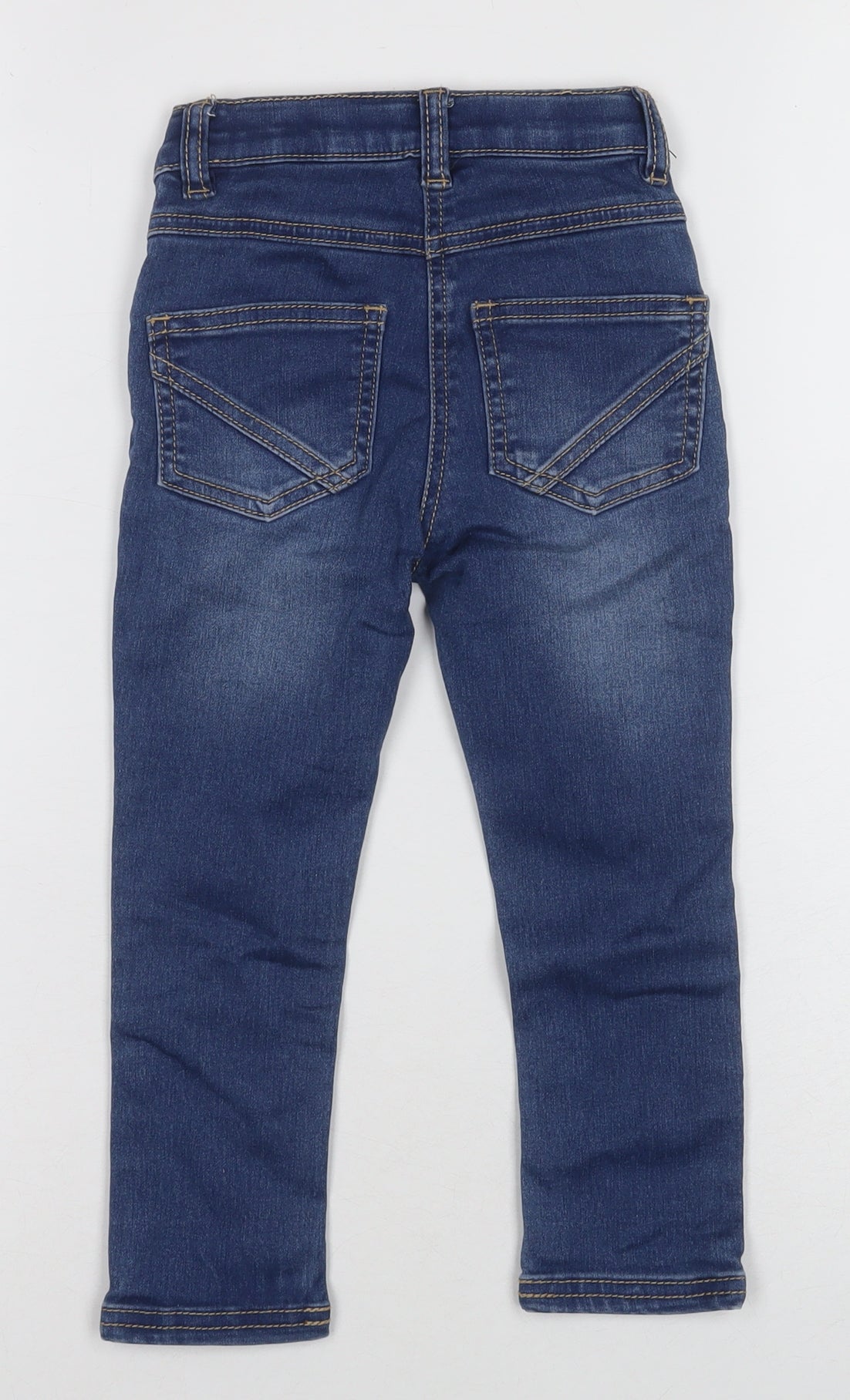 Next Girls Blue Jegging Jeans 3 Years Adjustable Waist