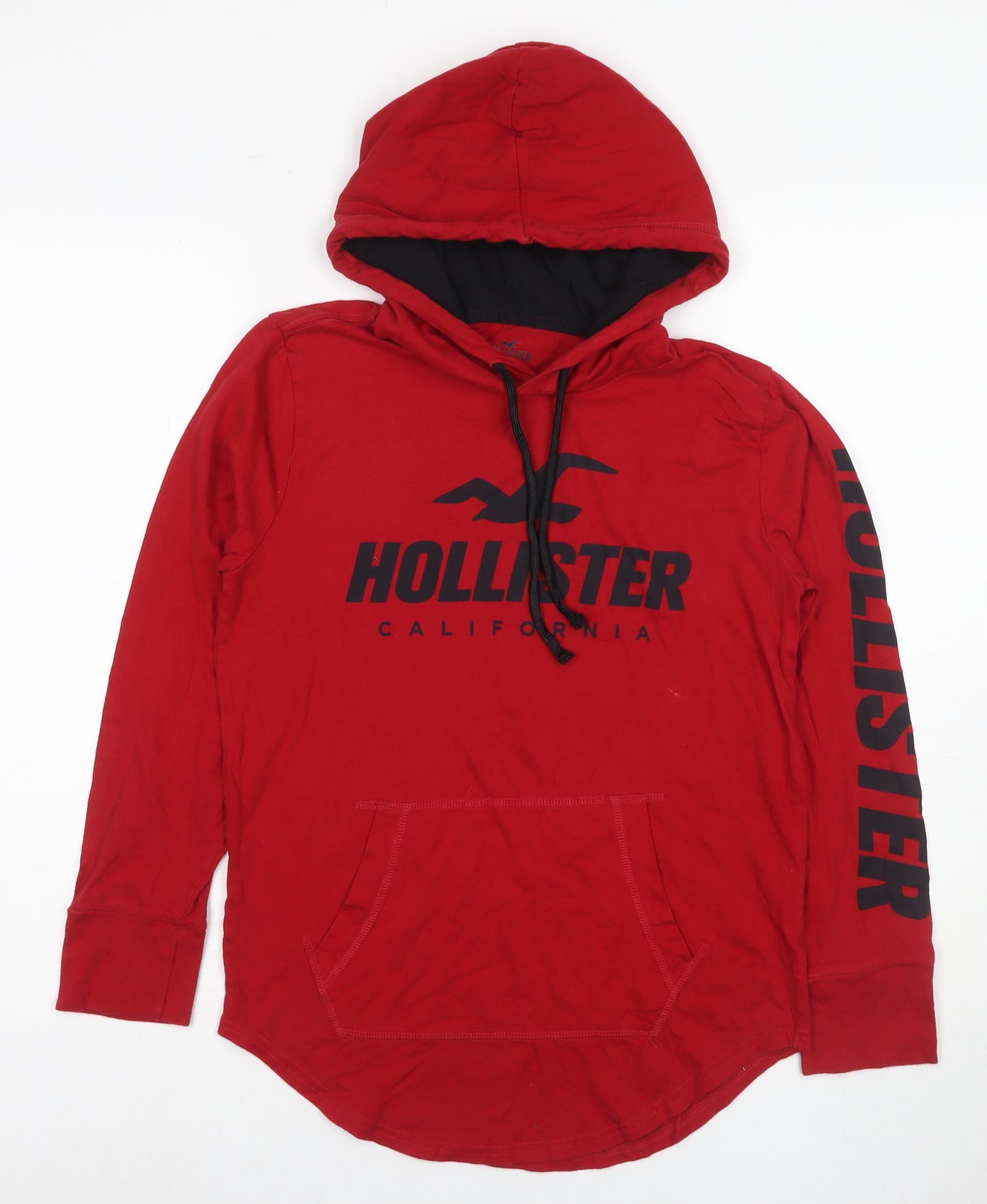 Hollister Women's Red Pullover Hoodie XXS Casual