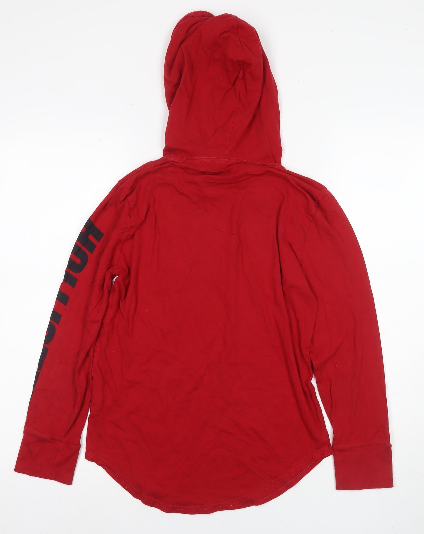 Hollister Women's Red Pullover Hoodie XXS Casual