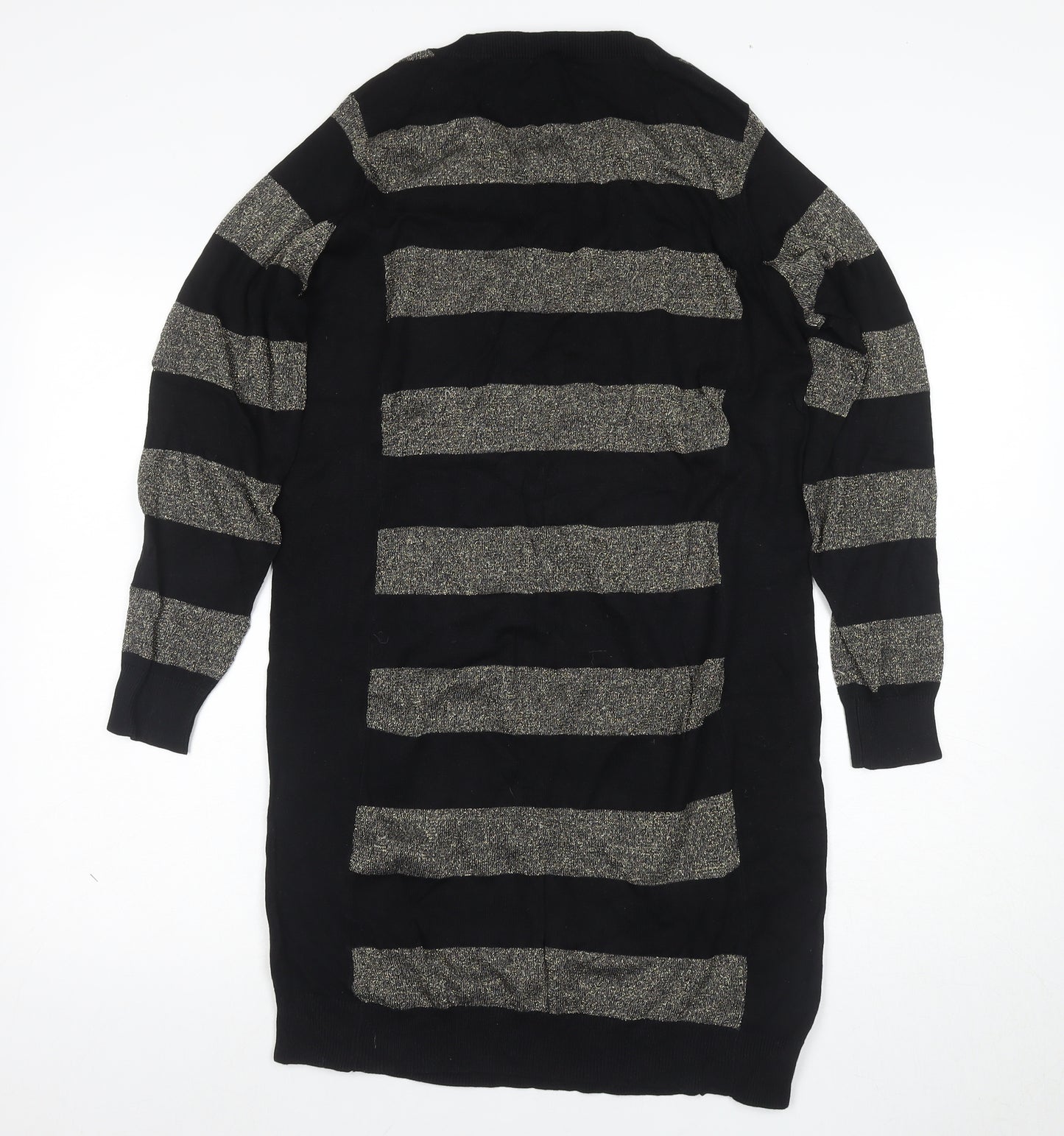 Capsule Women's Black Striped Jumper Dress Size 12