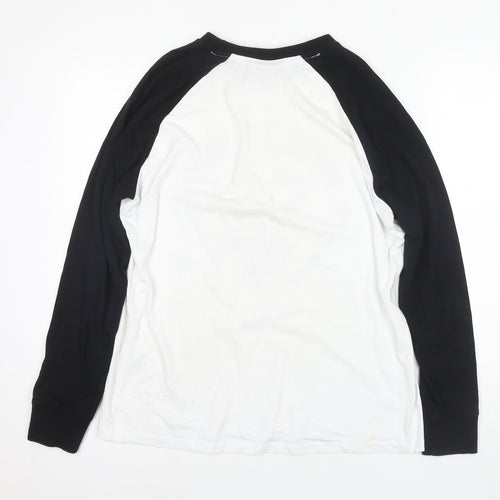 Stranger Things Hellfire Club T-Shirt, Unisex M, White/Black