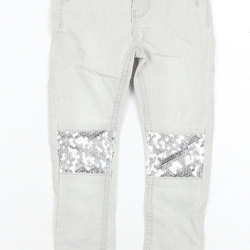 KIDS ONLY Grey Sequin Skinny Jeans for Girls - Size 9 Years