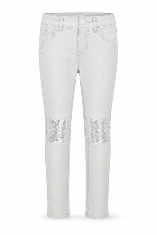 KIDS ONLY Grey Sequin Skinny Jeans for Girls - Size 9 Years