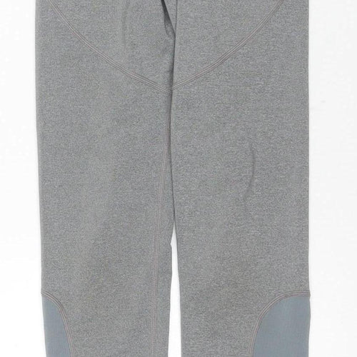 Nike Unisex Kids Grey Compression Leggings Size S for Running