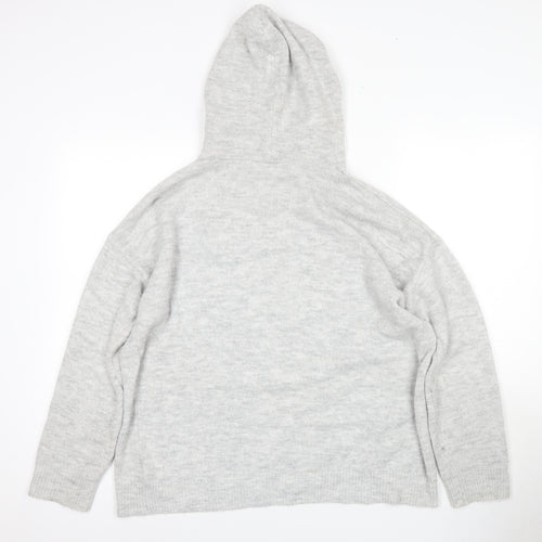 Disney Women's Grey Mickey Mouse Hoodie M