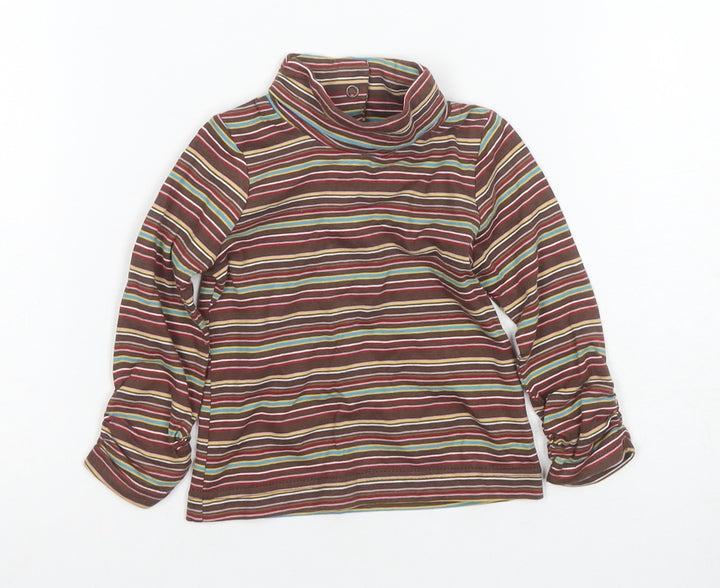 Mini Club Multicoloured Striped T-Shirt 6-9 Months
