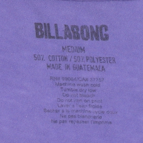 Billabong Women's Purple New York T-Shirt M