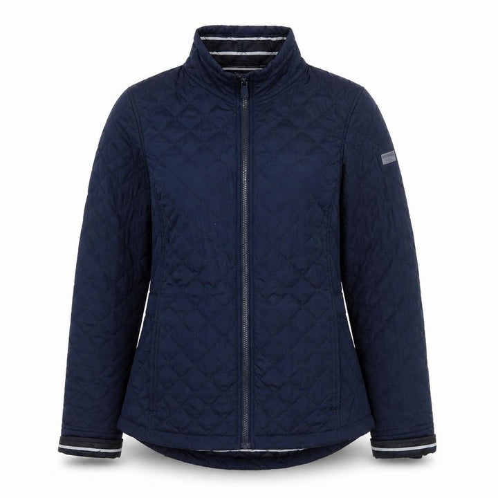 Regatta Women's Blue Quilted Jacket - Size 10, Full Zip