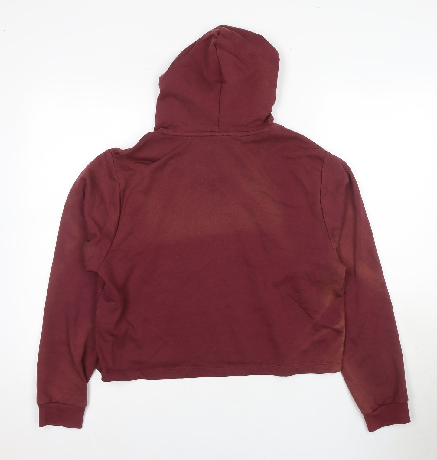 Puma Women's Red Pullover Hoodie, Size 14, Regular Fit, Sports