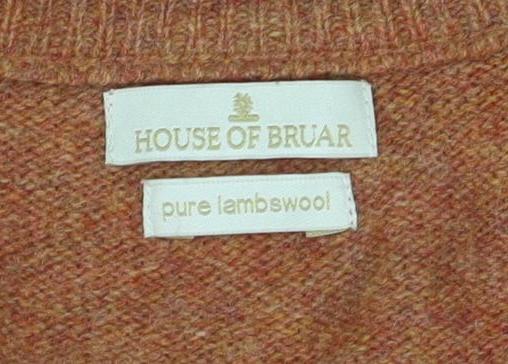 House of Bruar Women’s Brown Wool Pullover - XL