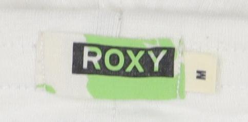 Roxy Women's White Chino Shorts, M, Summer Casual Style