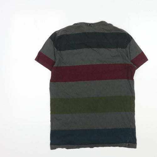 French Connection Men's Multicoloured Striped T-Shirt S