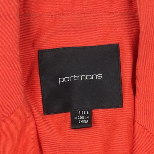 Portmans Women's Red Blazer Size 6