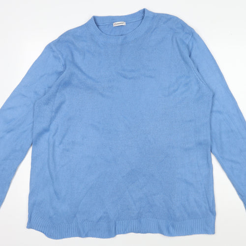 Damart Women's Blue Pullover Jumper L