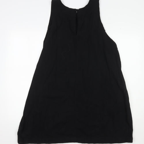 Next Women's Black Sleeveless Scoop Neck Dress