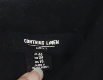 Next Women's Black Sleeveless Scoop Neck Dress